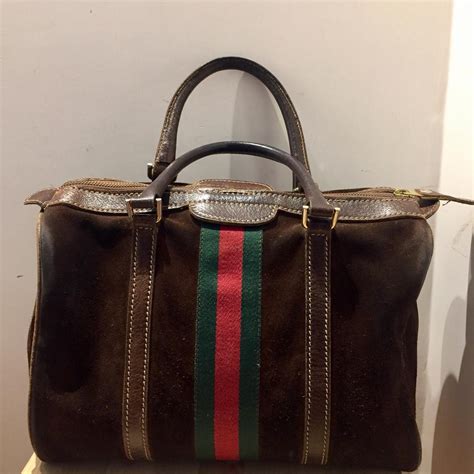 gucci bauletto manici pelle lucida